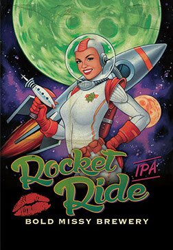 Rocket Ride IPA Poster Rocket Ride IPA Poster